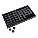 Plastic Pad and Jars for Colored Stones