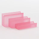 Set of Three Acrylic Ring Displays