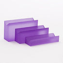Set of Three Acrylic Ring Displays