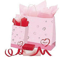 Scattered Hearts Printed Paper Bag