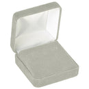 Velour Hoop Earring Box with White Sleeve