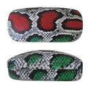 Extra Large Snake Textured Sunglasses Case
