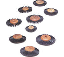 Wood Hub Wheel Brushes