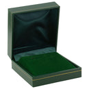 Paper Covered Hoop Earring Box with Gold Accent