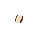 Leatherette & Wooden Ring Display