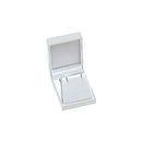 Textured Leatherette Pendant or Earring Box with Gold Accent
