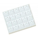Stackable Plastic Tray with 20 Earring or Pendant Inserts