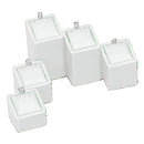Leatherette Set of 5 Pendant Display Stands