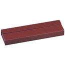 Textured Leatherette Bracelet Box with Magnetic Closure and White Insert