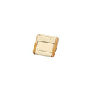 Natural Wood and Leatherette Earring Display