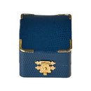 Leatherette Universal Box with Gold Trim and Closure