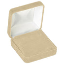 Velour Hoop Earring Box with White Sleeve