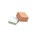 Ribbed Paper Covered Single Ring Box with Foam Insert