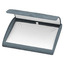 Suede Domed Large Set Box with White Suede Interior