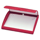 Suede Domed Large Set Box with White Suede Interior