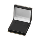 Leatherette Hoop Earring Box with Matching Insert and White Window