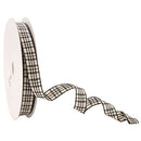 Wired Kraft on Plaid Ribbon