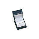 Lizard Skin Textured Leatherette Single Earring Box with White Interior