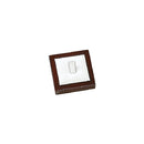 Leatherette & Wooden 1 Clip Ring Display