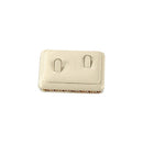 Leatherette Ring Display with Gold Rope Trim