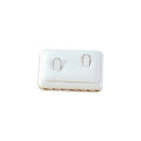 Leatherette Ring Display with Gold Rope Trim