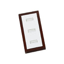 Leatherette & Wooden 3 Rings Pad Display