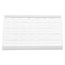 Stackable Leatherette Display Tray for 35 Rings