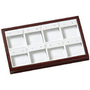 Leather & Wooden Earring Pad - (8)