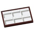 Leather & Wooden Earring Pad - (6)