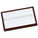 Leather & Wooden Earring Pad - (10)