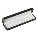 Leatherette Bracelet Box with Gold Accent and White Interior