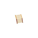 Leatherette & Wooden Double Ring Display