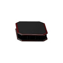 Leatherette and Rosewood Jewelry Pedestal Display