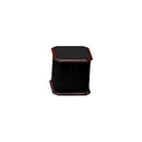 Leatherette and Rosewood Jewelry Pedestal Display