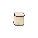 Leatherette and Rosewood Jewelry Pedestal Display