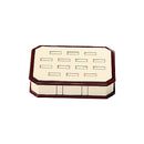 Leatherette & Wooden Ring Tray