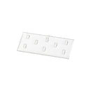 Leatherette & Wooden Display Tray Insert - 8 Rings