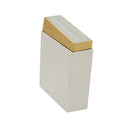 Two-tone Paper Standing Bangle Box with Gold Accent
