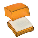 Frosted Plastic Single Ring Box