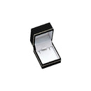 Textured Leatherette Pendant Box with Gold Accent