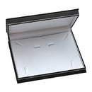 Lizard Skin Textured Leatherette Large Set Box with White Interior