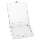 Lizard Skin Textured Leatherette Pearl Box with White Interior