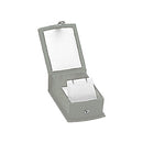 Lizard Skin Textured Leatherette Single Earring Box with White Interior