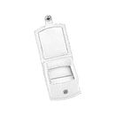 Lizard Skin Textured Leatherette Single Ring Box with White Interior