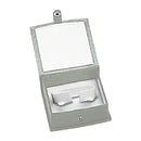 Lizard Skin Textured Leatherette Bangle Box with White Interior