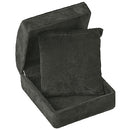 Suede Collar Watch Box with Domed Lids and Matching Interior