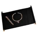 Suede Jewellery Display