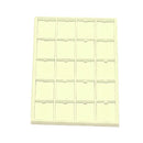 Leatherette Display Tray with 20 Pendant - Earring Pads