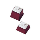 Leatherette & Wooden Set of 2 Ring Stands