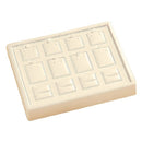Leatherette Earring and Ring Display Tray